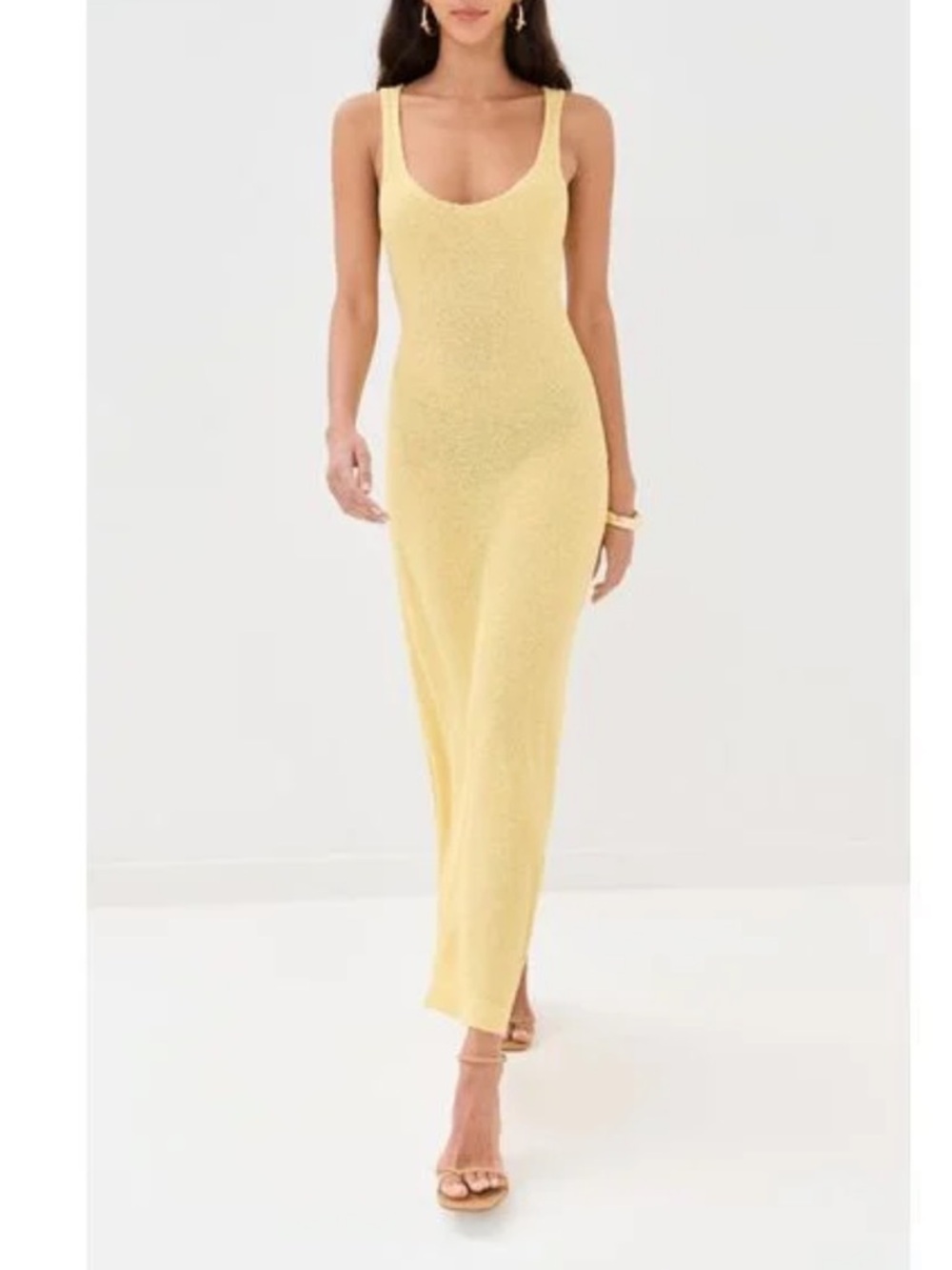 Altuzarra Gwendi Silk-Blend Jersey Maxi Slip Dress NWT